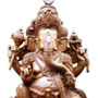 Ganesha (Front) Teakwood