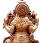 Ganesha (Back) Teakwood