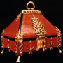 Wooden Malabar Box with Brass Fittings